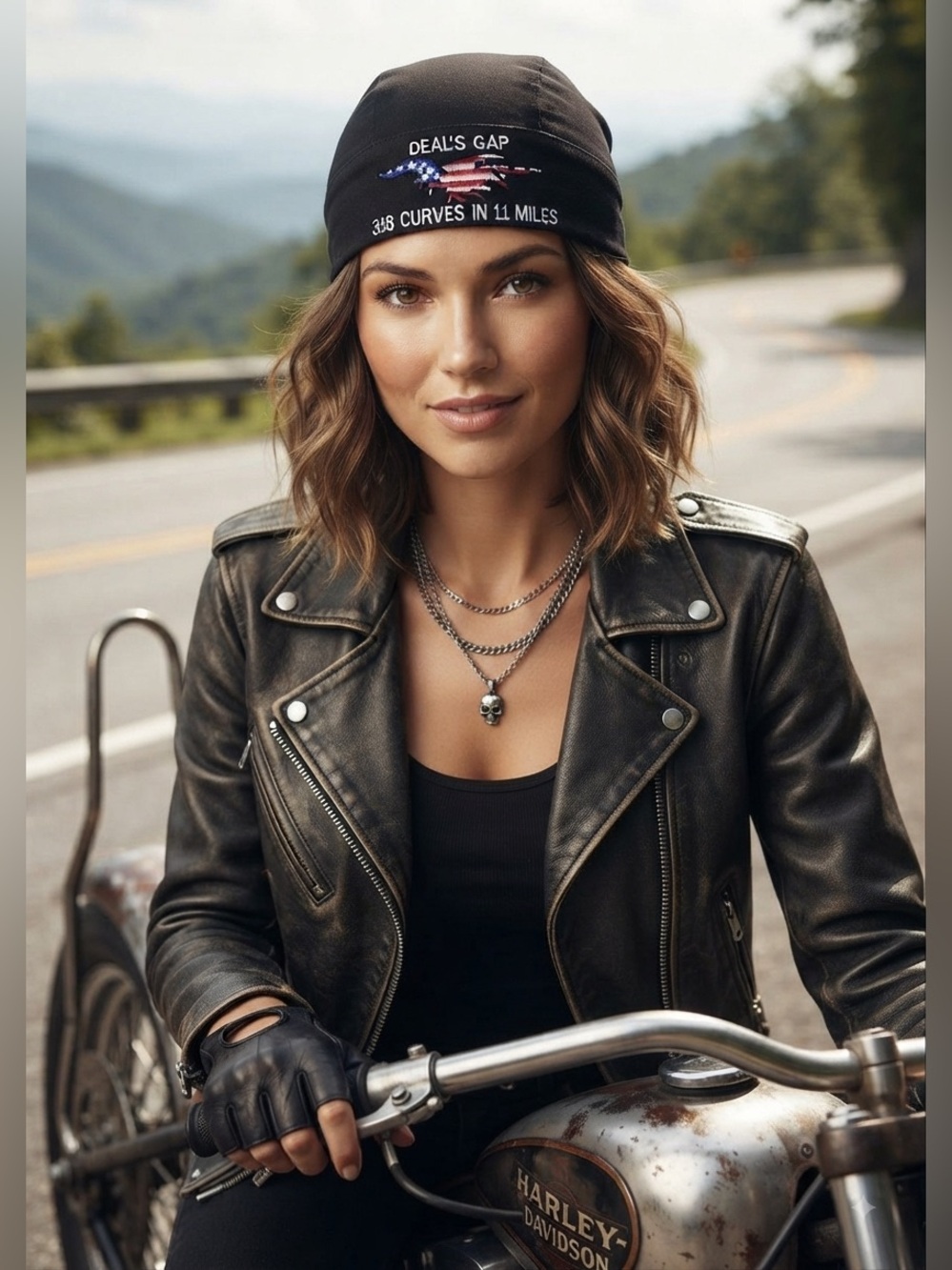 Deal's Gap "318 Curves in 11
Miles" Biker Bandana